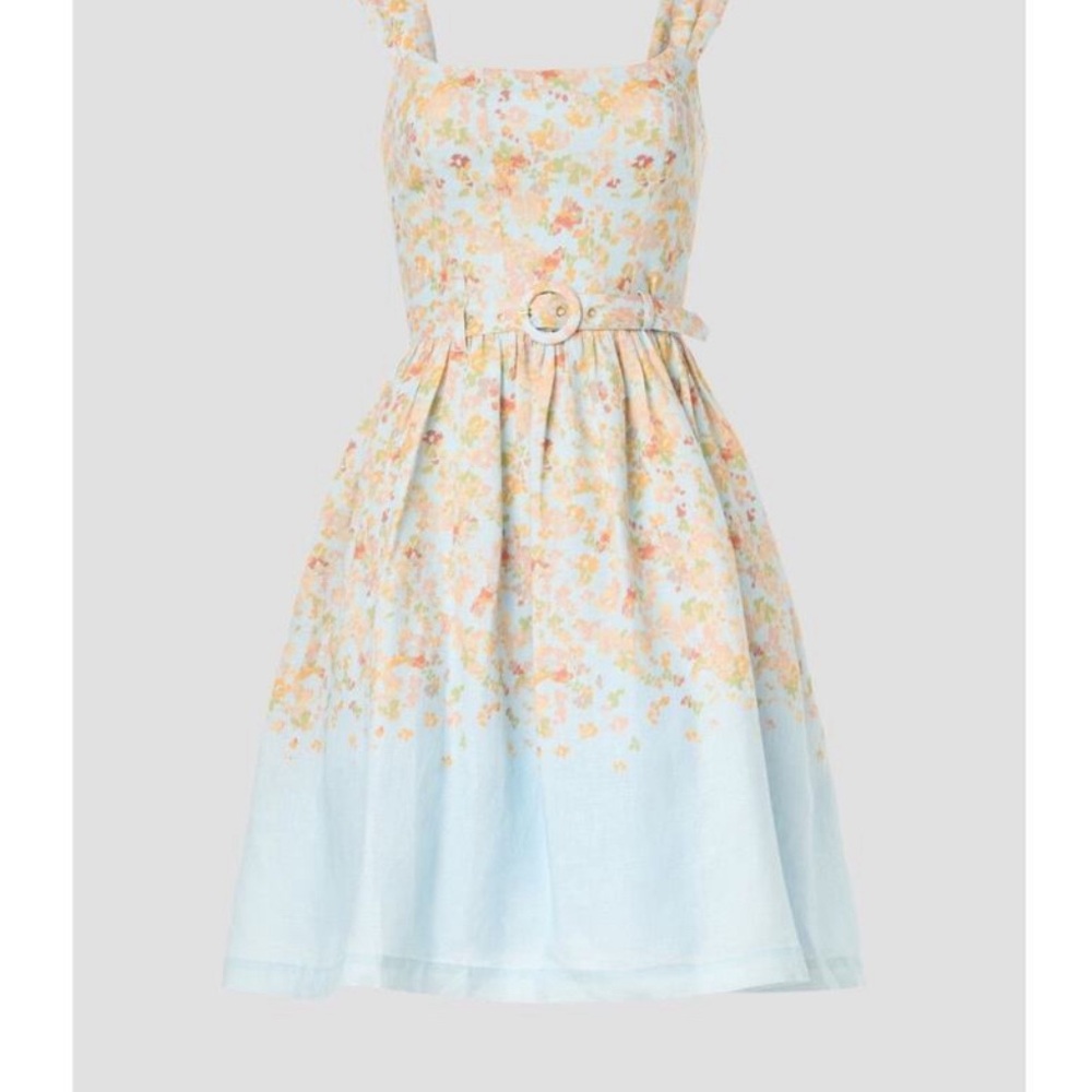 Peter Som Collective Floral Belted Dress